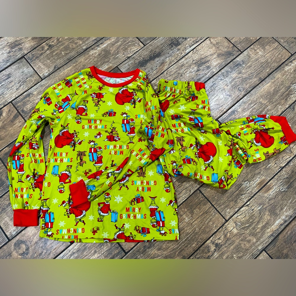Grinch pajamas